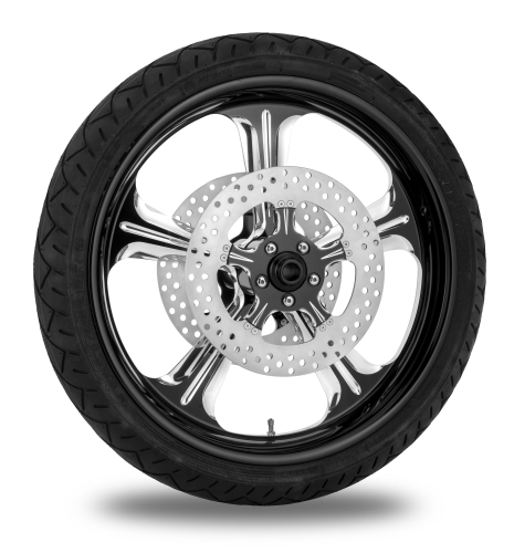 Performance Machine - Performance Machine Wrath Front Wheel Package - 21x3.5in. - Platinum Cut - 9204-7106R-WRAAJ-BMP