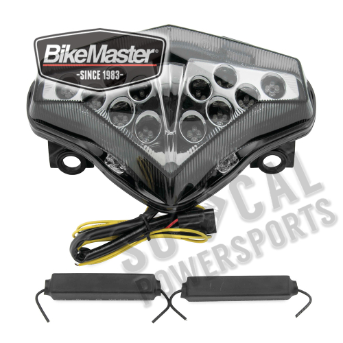 BikeMaster - BikeMaster Integrated Taillight - Smoke Lens - TZK-310-INT-S