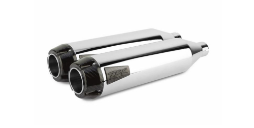 Two Brothers Racing - Two Brothers Racing Comp-S Dual Slip-Ons - Chrome - 005-3760499D