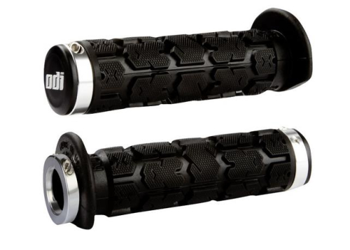ODI - ODI 130mm Rogue ATV Lock-On Grips - Silver Clamp - J30RGB-S