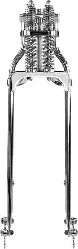 Paughco - Paughco Custom Wide Springer Forks with Tapered Oval Rear Legs - Standard; 27in. L. - Chrome - NS181ST