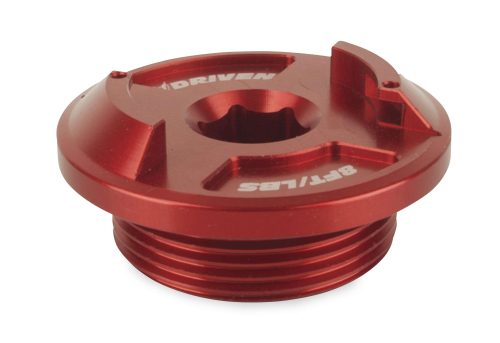 Driven Racing - Driven Racing Engine Plug (Large) - Red - DEC-002-RD