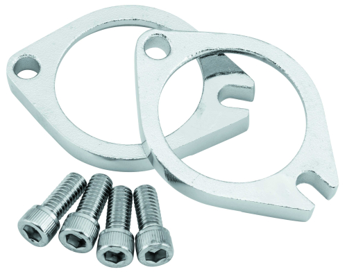 Twin Power - Twin Power EFI Flange Set - Chrome - 027561