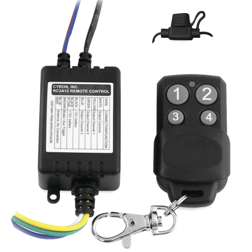 Cyron Lighting - Cyron Lighting 3-Zone Wireless Remote - RC3A-12
