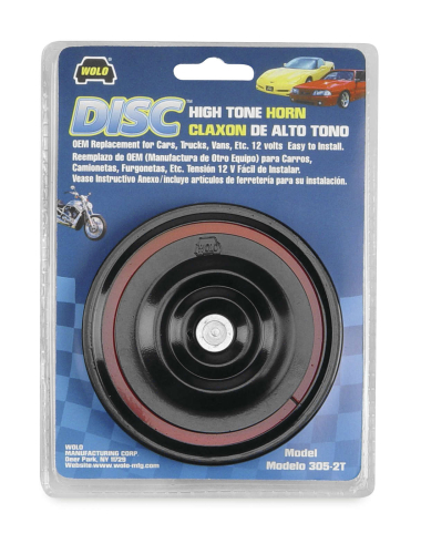 Wolo - Wolo Disc Horn High-Tone - Black - 305-2T
