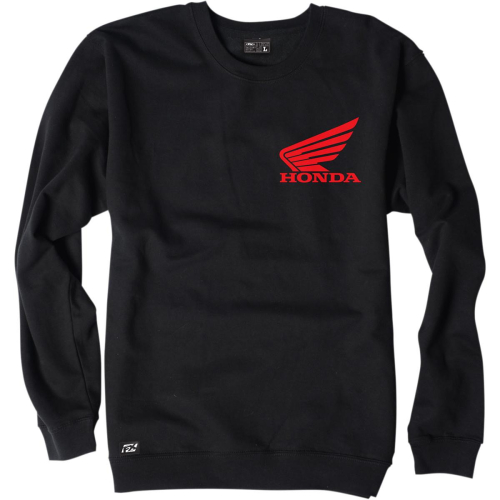 Factory Effex - Factory Effex Honda Crew Sweatshirt - 18-88318 - Black - 2XL