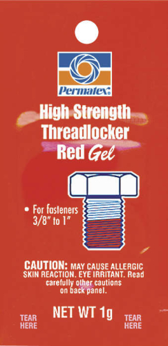 Permatex - Permatex Threadlocker Red Gel - 1g - 9979