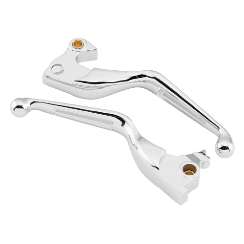 Bikers Choice - Bikers Choice Dual Slotted Levers - Chrome - 053545