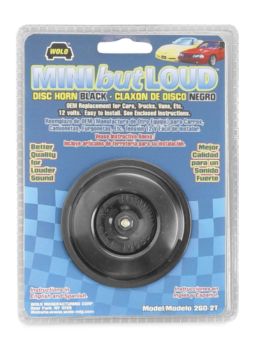 Wolo - Wolo Mini But Loud Horn - Black - 260-2T