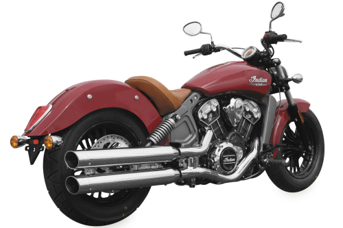 Rush Exhaust - Rush Exhaust Performance 3.5in. Slip-On - 1.75in. Baffle - Chrome - 45205-175