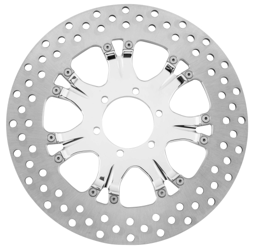 Performance Machine - Performance Machine HeathenTwo-Piece Brake Rotor - 11.8in. - Chrome - 0133-1803HEAS-CH