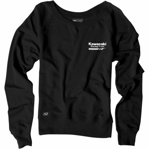 Factory Effex - Factory Effex Kawasaki Womens Crew Sweatshirt - 1988120 - Charcoal - Small
