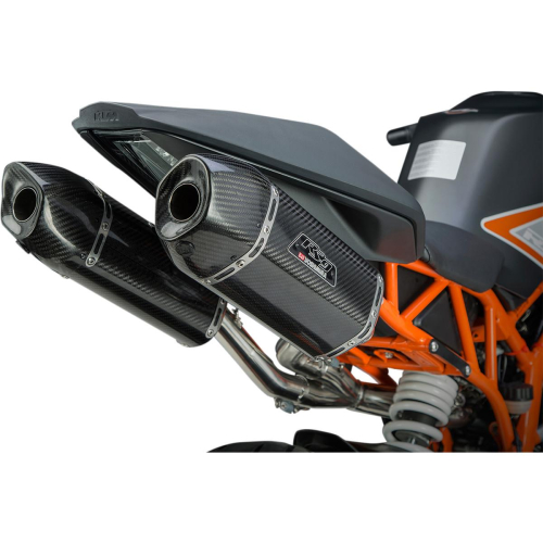 Yoshimura - Yoshimura RS-9 Race Series Dual Slip-Ons - Carbon Fiber Mufflers - 163902H220