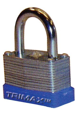 Trimax - Trimax Laminated Solid Steel Padlock - 1.50in. - TLM87
