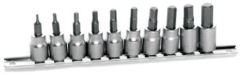 Performance Tools - Performance Tools 10 Piece Metric Hex Bit Socket Set - W1388