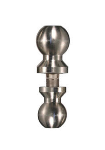 Trimax - Trimax Tow Ball - Double - 2in. & 2 5/16in. - Stainless Steel - TDBSX22516