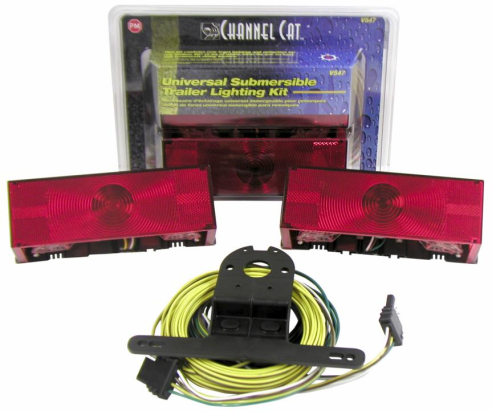 Peterson Manufacturing - Peterson Manufacturing Low-Profile Submersible Over 80in. Wide Trailer Light Kit - V547