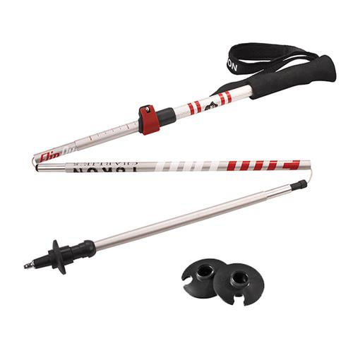 Yukon Charlies - Yukon Charlies Flipout Trekking Poles - Aluminum (Red/Silver) - 83-0108