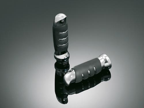 Highway Hawk - Highway Hawk 1in. Smooth Grips - Black - HH-45-0182