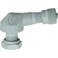 Harris Grips - Harris Grips Racing Valve for Tubeless Tires - 8.3mm - Gray - 11971-ALL