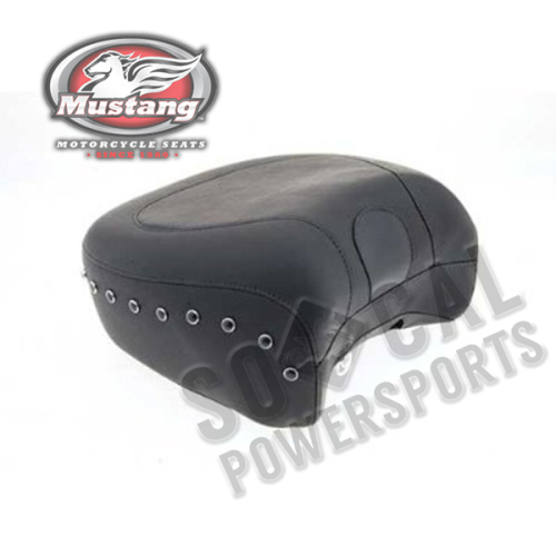 Mustang - Mustang Studded Recessed Rear Seat - Black Studs - 79111