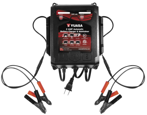 Yuasa - Yuasa 2-Amp Dual Bank Automatic Battery Charger - 1202262