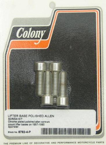 Colony - Colony Tappet Guide Hardware Kit - Allen Chrome - 8782-4