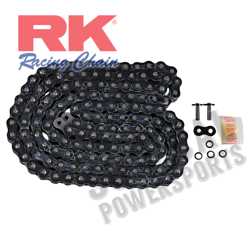 RK - RK 525 Max-Z Chain - 150 Links - Black/Chrome - 525MAXZ-150-BC