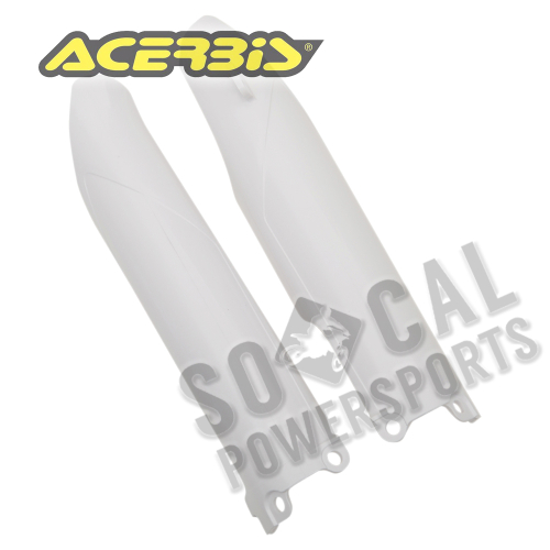 Acerbis - Acerbis Lower Fork Covers - White - 2403060002