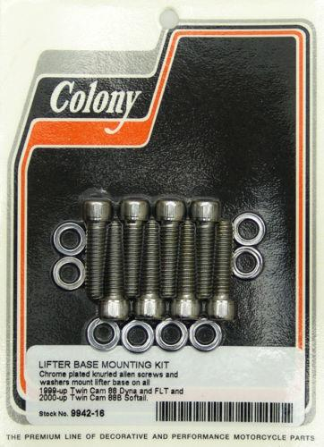 Colony - Colony Tappet Guide Hardware Kit - Allen Chrome - 9942-16
