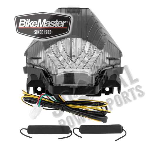 BikeMaster - BikeMaster Integrated Taillight - Smoke Lens - TZY-340-INT-S