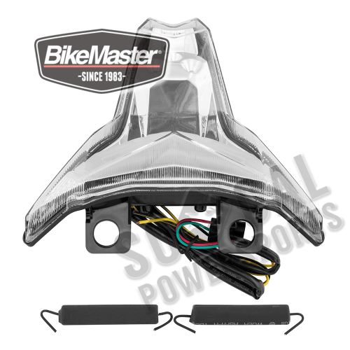 BikeMaster - BikeMaster Integrated Taillight - Clear Lens - TZK-338-INT
