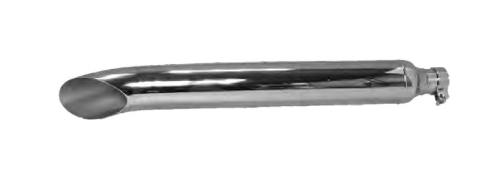 Emgo - Emgo Classic Slash-Cut Muffler - XF-3-56-97635