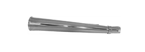 Emgo - Emgo Upswept Megaphone Muffler - Left - XF-3-56-97643