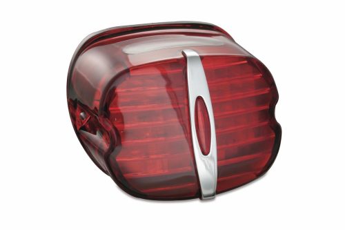 Kuryakyn - Kuryakyn ECE Compliant LED Taillight Conversion Kit with License Plate Illumination - Deluxe Red - 5462