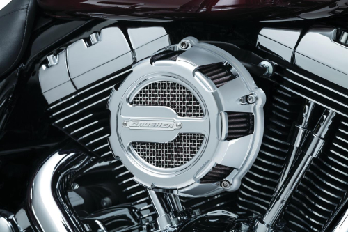 Kuryakyn - Kuryakyn Crusher Maverick ECE Compliant Air Cleaner Assembly - Chrome - 9654