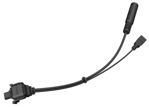 SENA - SENA Earbud Adapter Split Cable for 10C Motorcycle Bluetooth Camera and Communication System - 10C-A0101