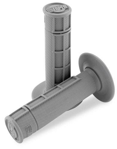 ProTaper - ProTaper Race Cut 1/2 Waffle Grips - Gray - VLG-1686-GREY