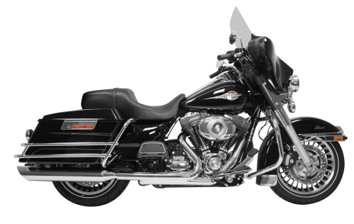 Rush Exhaust - Rush Exhaust 4in. Big Louie Slip-On - Slash Down - Chrome - 32001-SB2