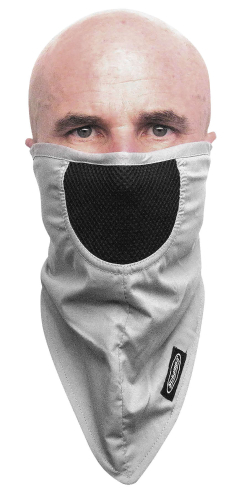Schampa - Schampa Facefit I-Tie Facemask - FMT-03 - Light Gray - OSFM