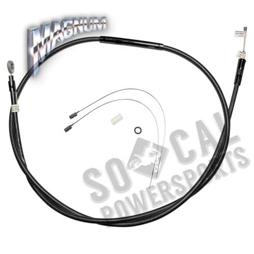 Magnum - Magnum Braided Clutch Control Cable - -2in. - Black Pearl - 423102