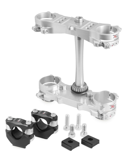KYB - KYB ROCS Tech Triple Clamp - Silver - 501330601101