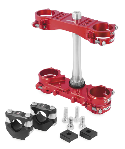 KYB - KYB ROCS Tech Triple Clamp - Red - 501330101101