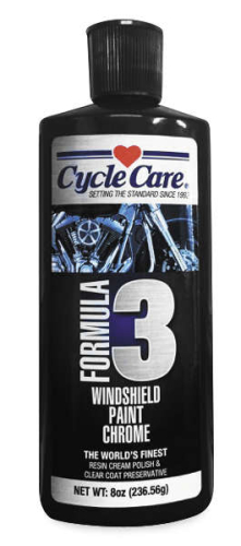 Cycle Care Formulas - Cycle Care Formulas Formula 3 Windshield Paint and Chrome Polish - 8oz. - 3008