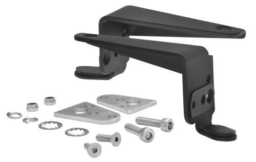 Show Chrome - Show Chrome Mounting Bracket for Driving Light Kit - Black - 30-101XBK