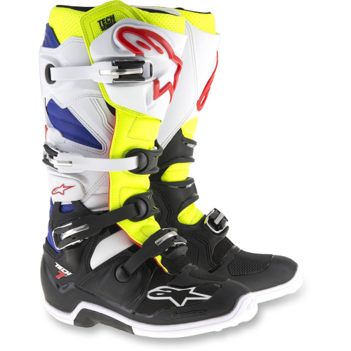 Alpinestars - Alpinestars Tech 7 Boots - 201201425715 - White/Yellow/Blue - 15