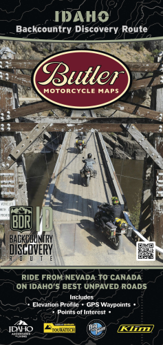 Butler Maps - Butler Maps Backcountry Discovery Routes Map - Idaho - IDBDR