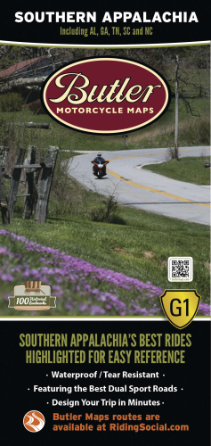 Butler Maps - Butler Maps G1 Series Map - Southern Appalachia - MP-112