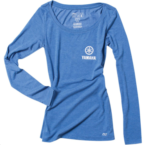 Factory Effex - Factory Effex Yamaha Tuning Fork Womens Long Sleeve Shirt - 2087210 - Royal Blue - Small