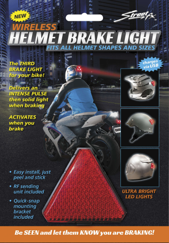 Street FX - Street FX RF Helmet Brake Light - 1046624
